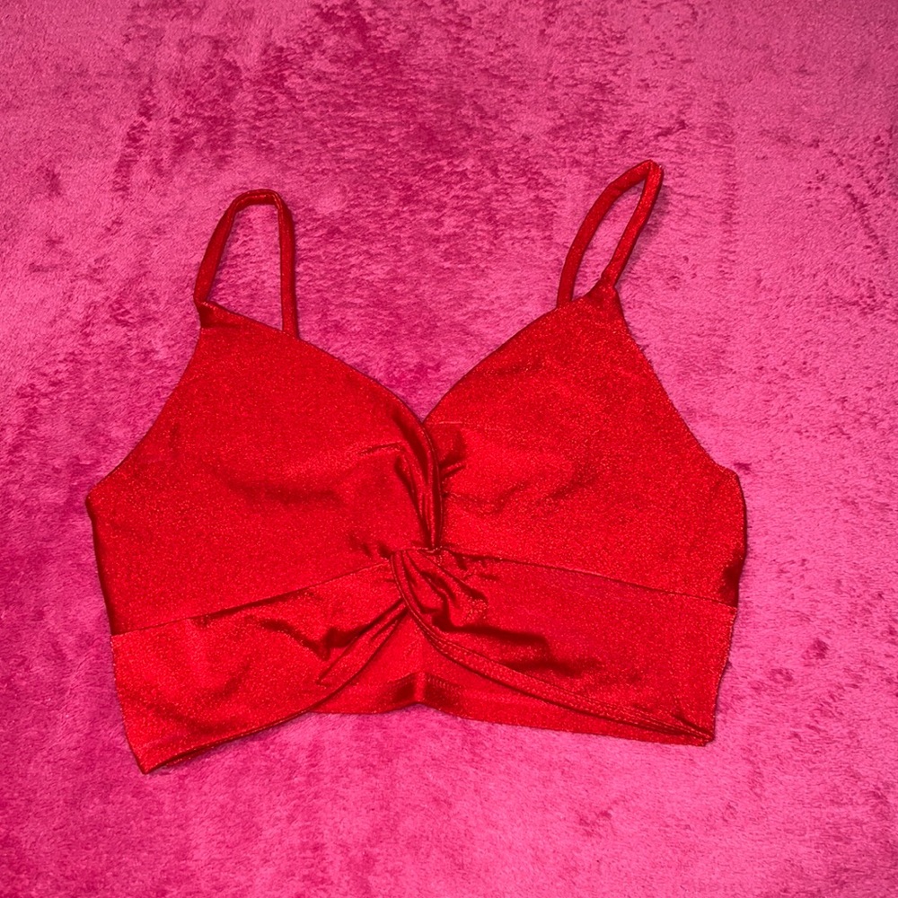 Red Crop Top